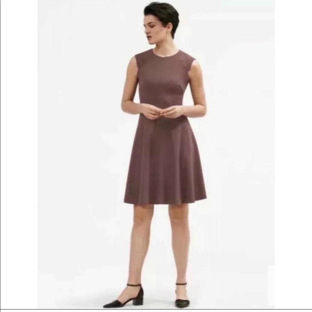 MM Lafleur Toi Cherrywood Fit And Flare Dress size 14